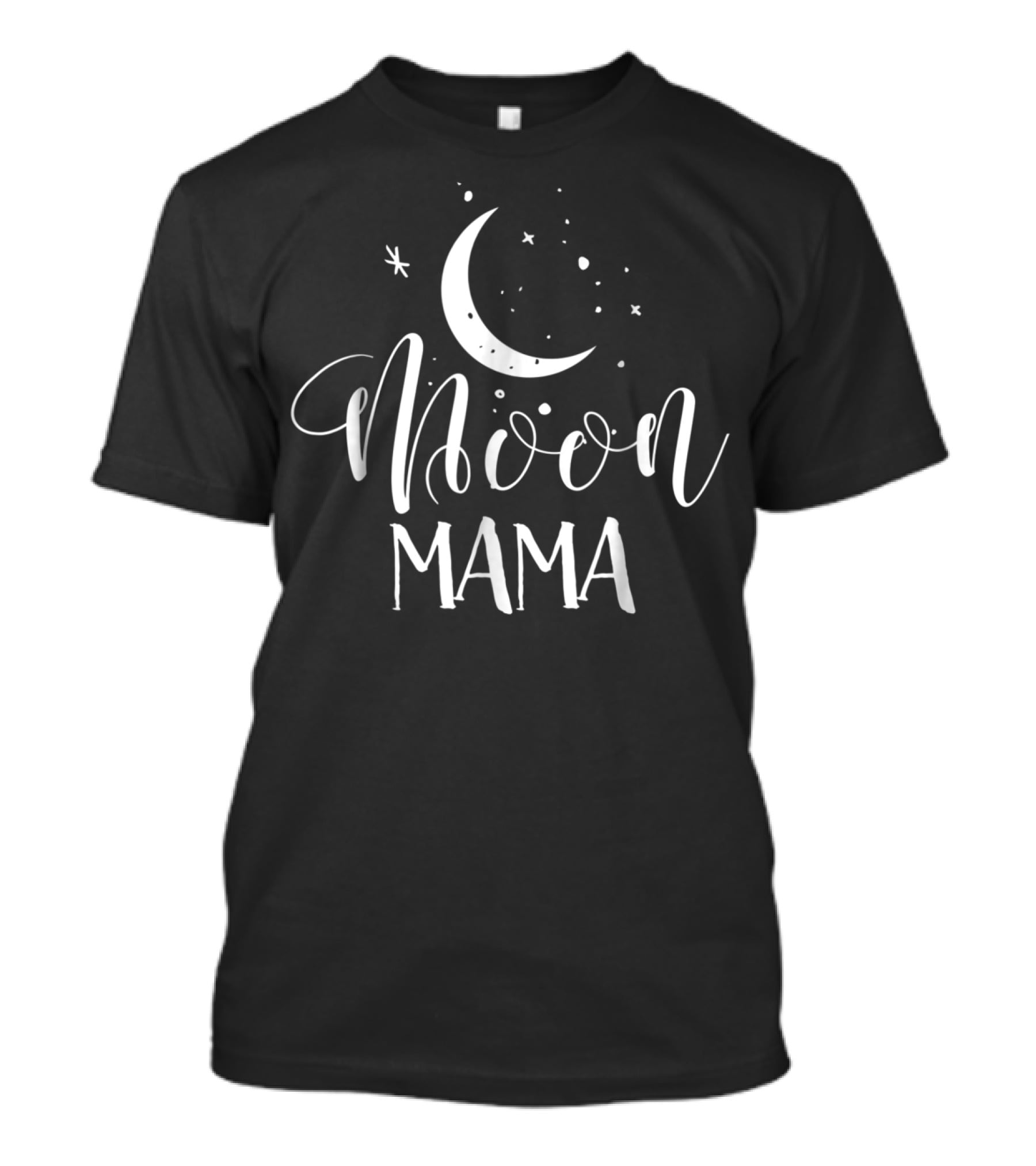 Moon Mama Boho For Women58 Crescent Stars T-Shirt
