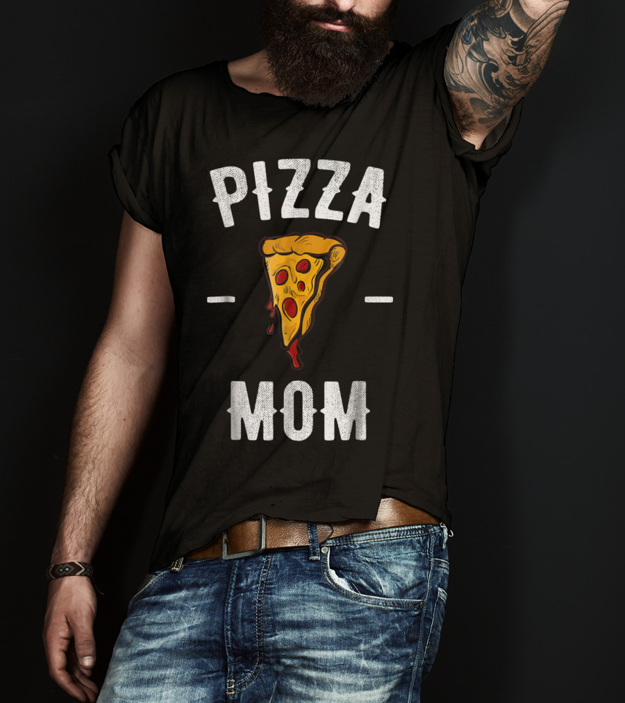 Pizza Mom Pizza Lover Pizza Slice T-Shirt
