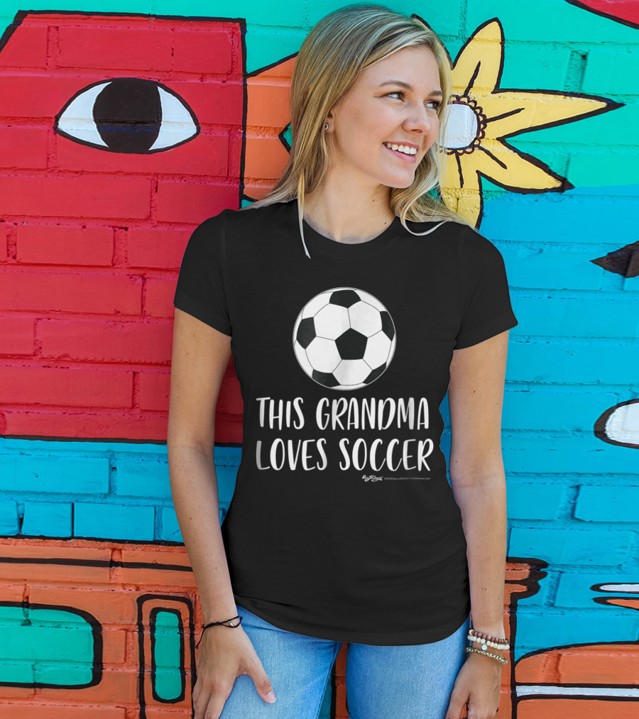 This Grandma Loves Soccer Ball Enthusiast T-Shirt