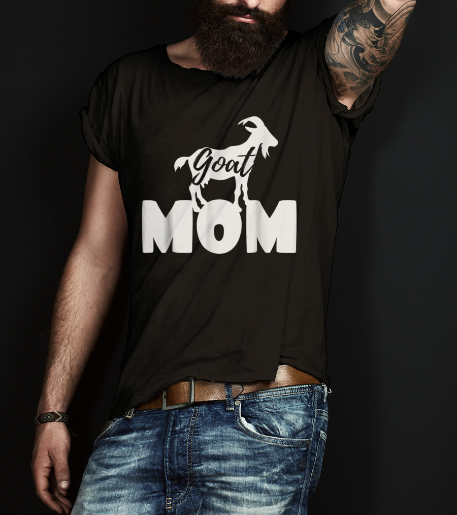 Goat Mom Funny Goat Lovers Farm Farmer 19 T-Shirt