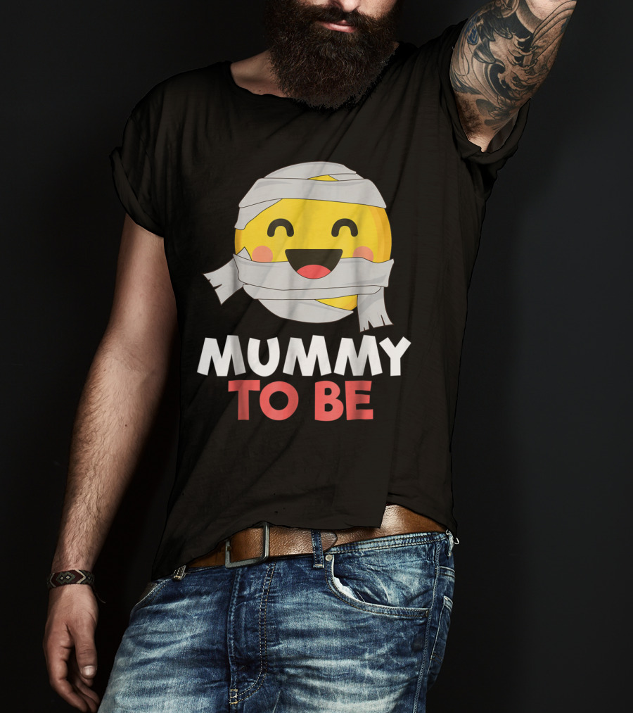 Mummy To Be Emoji Halloween Pregnancy T-Shirt