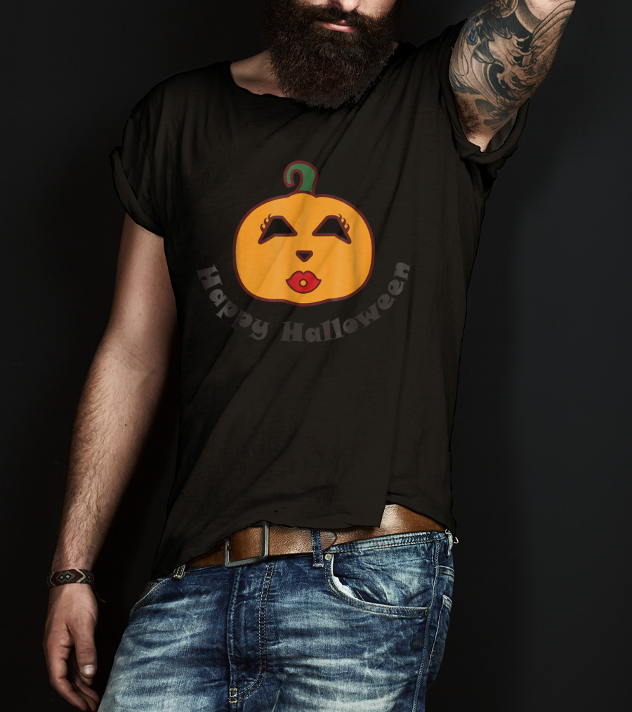 Happy Halloween Pumpkin Face 63 T-Shirt