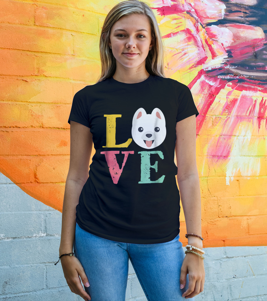 LOVE Pomeranian Dog Pom Owner Puppies Mom And Dad15 T-Shirt