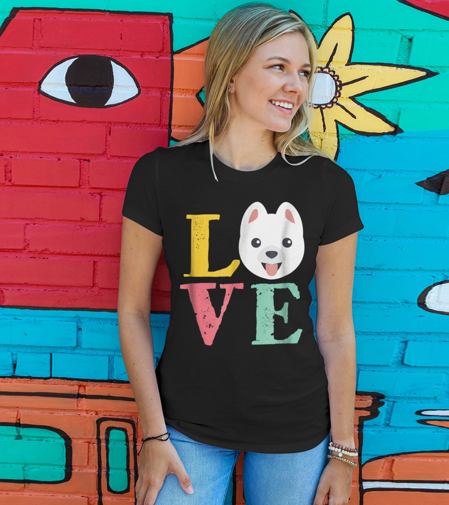 LOVE Pomeranian Dog Pom Owner Puppies Mom And Dad15 T-Shirt