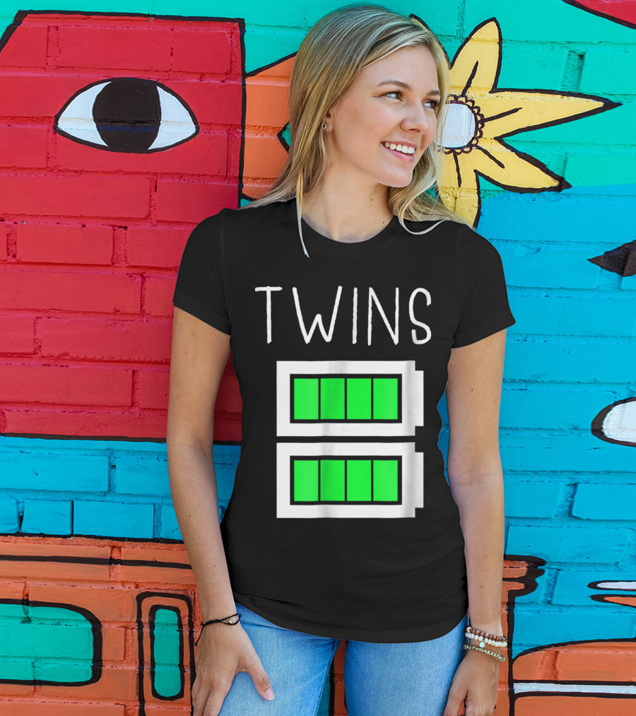Twins Full Energy Full Batteries T-Shirt
