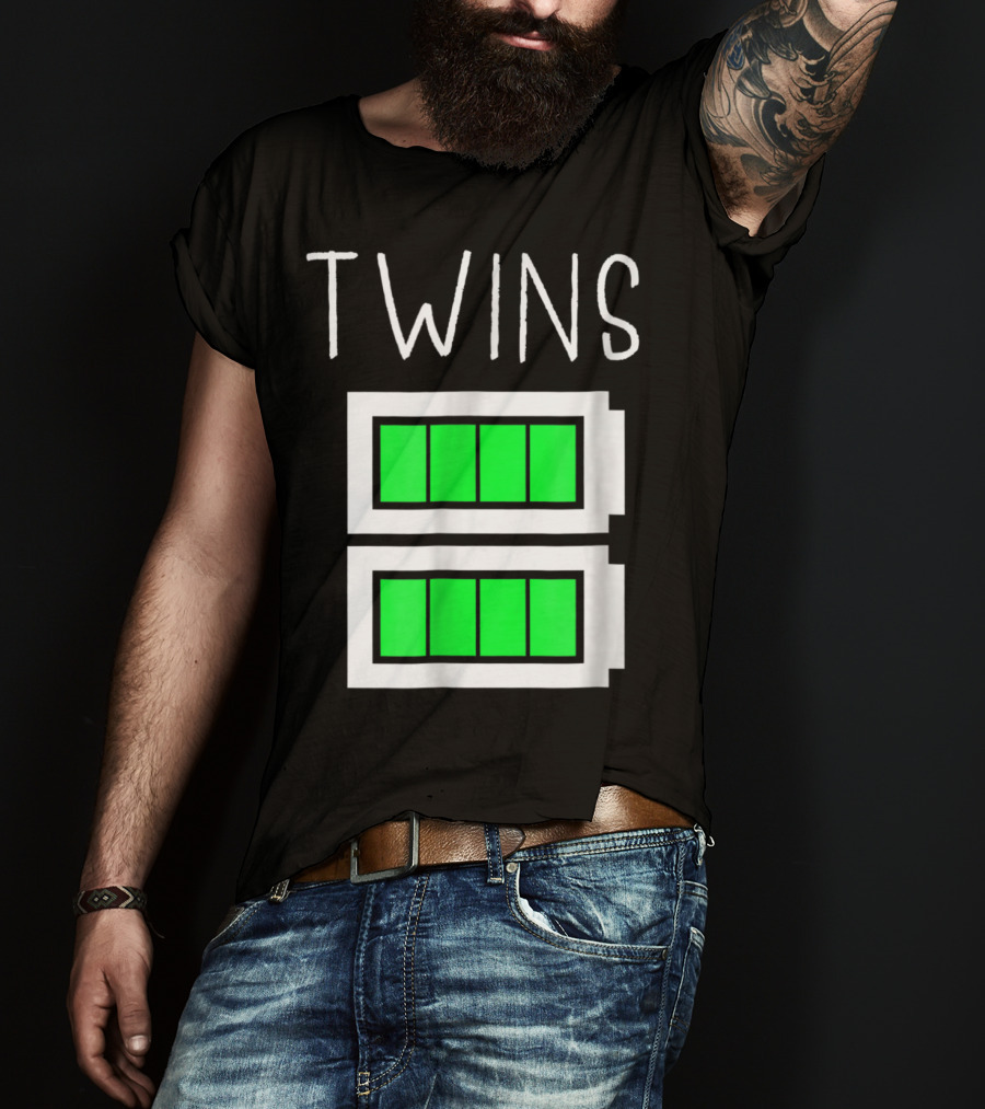 Twins Full Energy Full Batteries T-Shirt