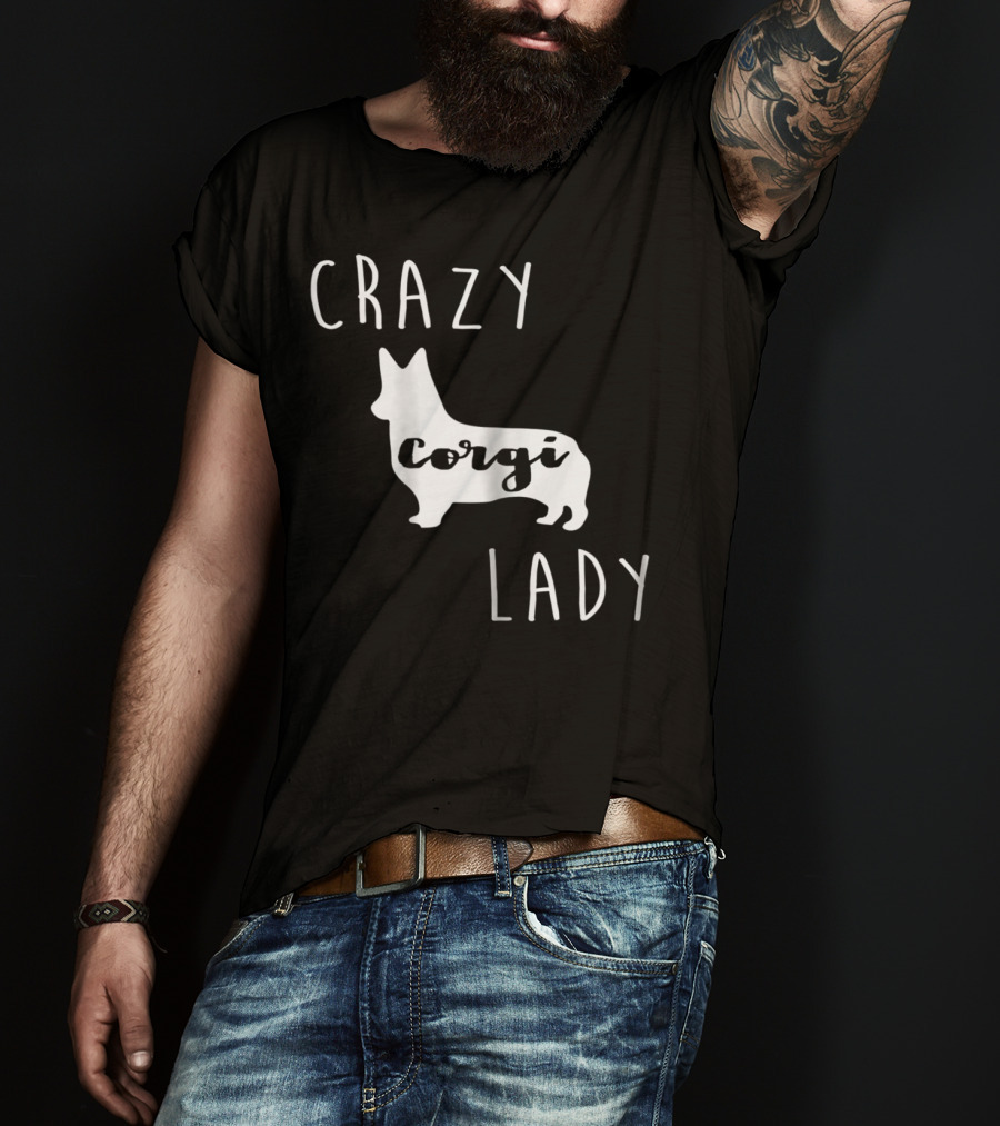 Crazy Corgi Lady T-Shirt