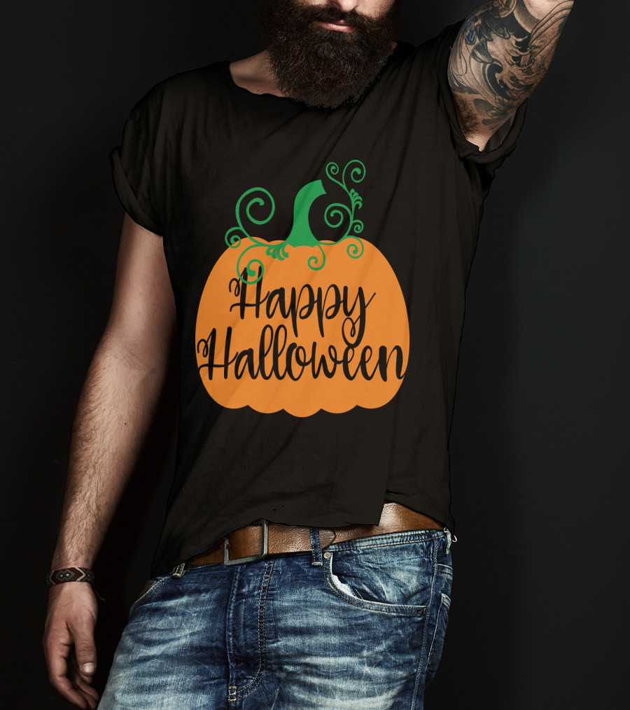 Happy Halloween Pumpkin Teacher Mom4 T-Shirt