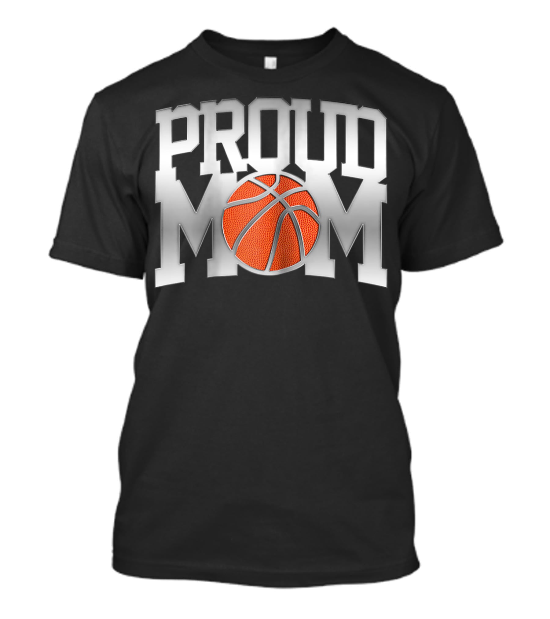 Proud Mom Basketball T-Shirt