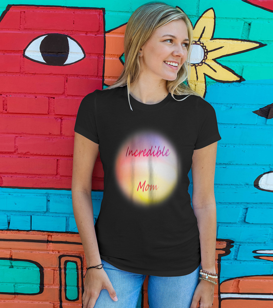 Incredible Mom Multicolored Glow T-Shirt