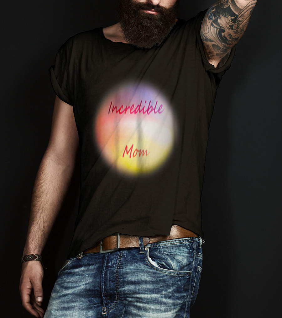 Incredible Mom Multicolored Glow T-Shirt