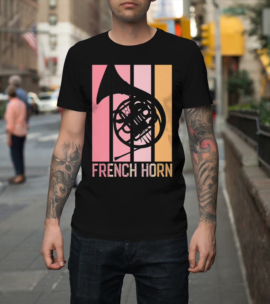 Band Mom Marching French Horn School75 T-Shirt