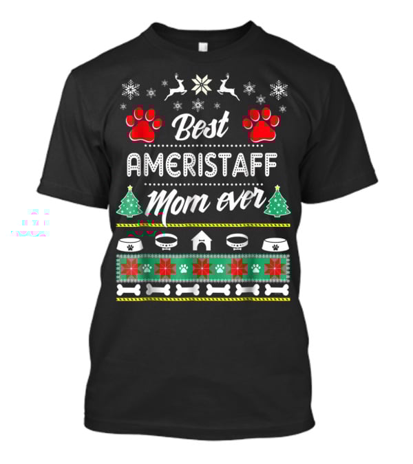Best Ameristaff Mom Ever Christmas T-Shirt