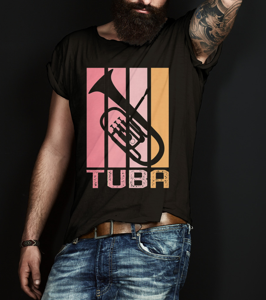 Band Mom Tuba Marching Band School Tuba T-Shirt