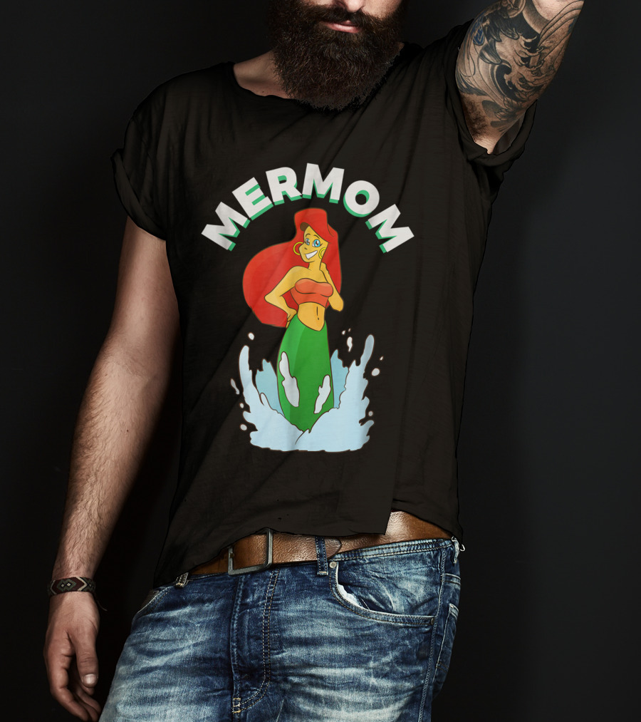 Mermom Cool Mermaid Mom Best Idea39 T-Shirt