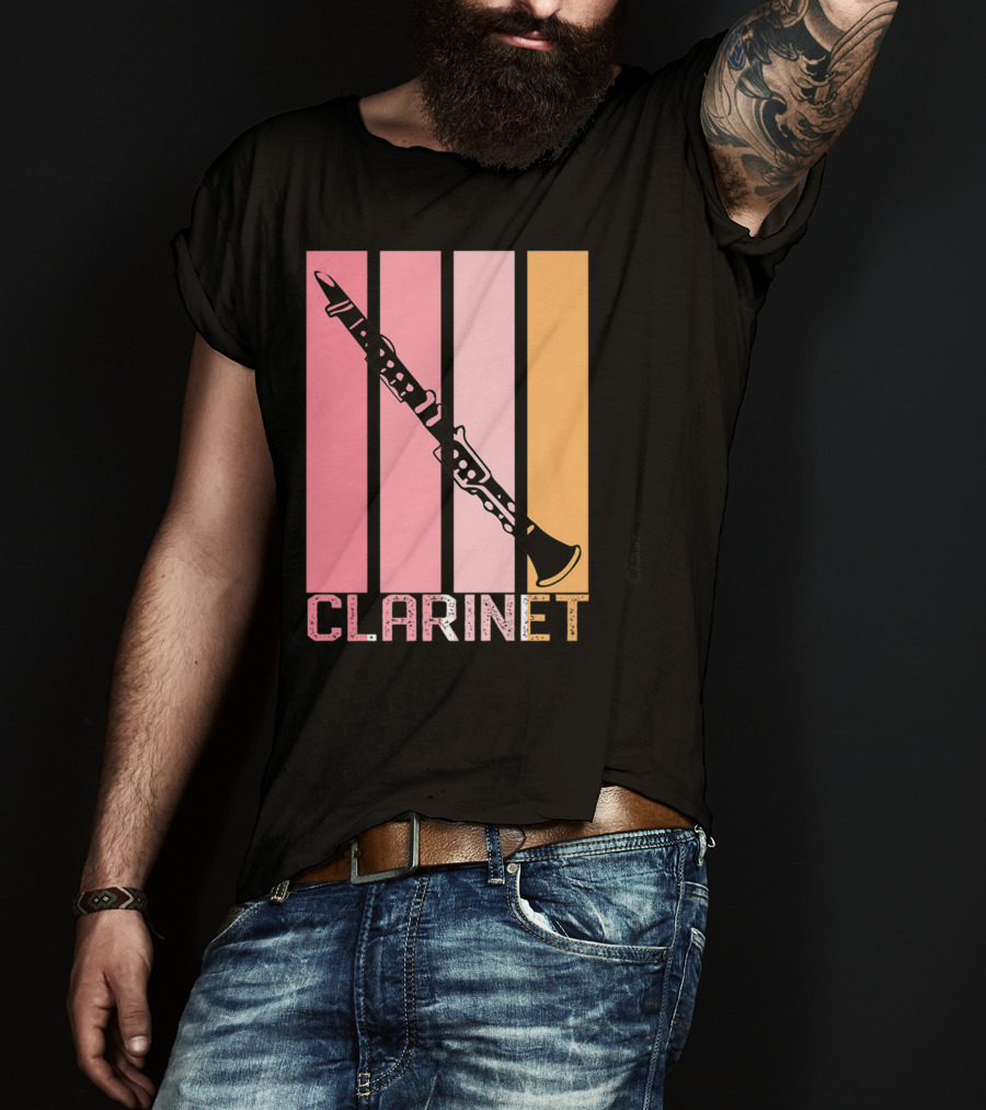 Band Mom Clarinet Marching Band School Clarinet T-Shirt