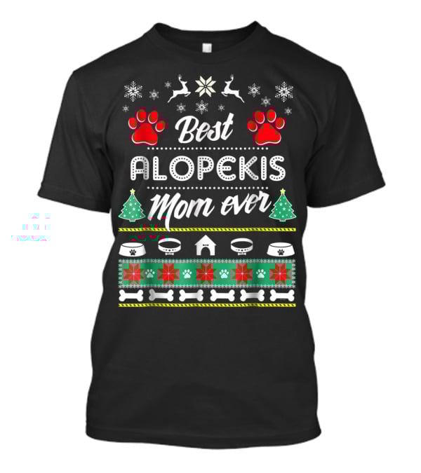 Best Alopekis Mom Ever Christmas T-Shirt