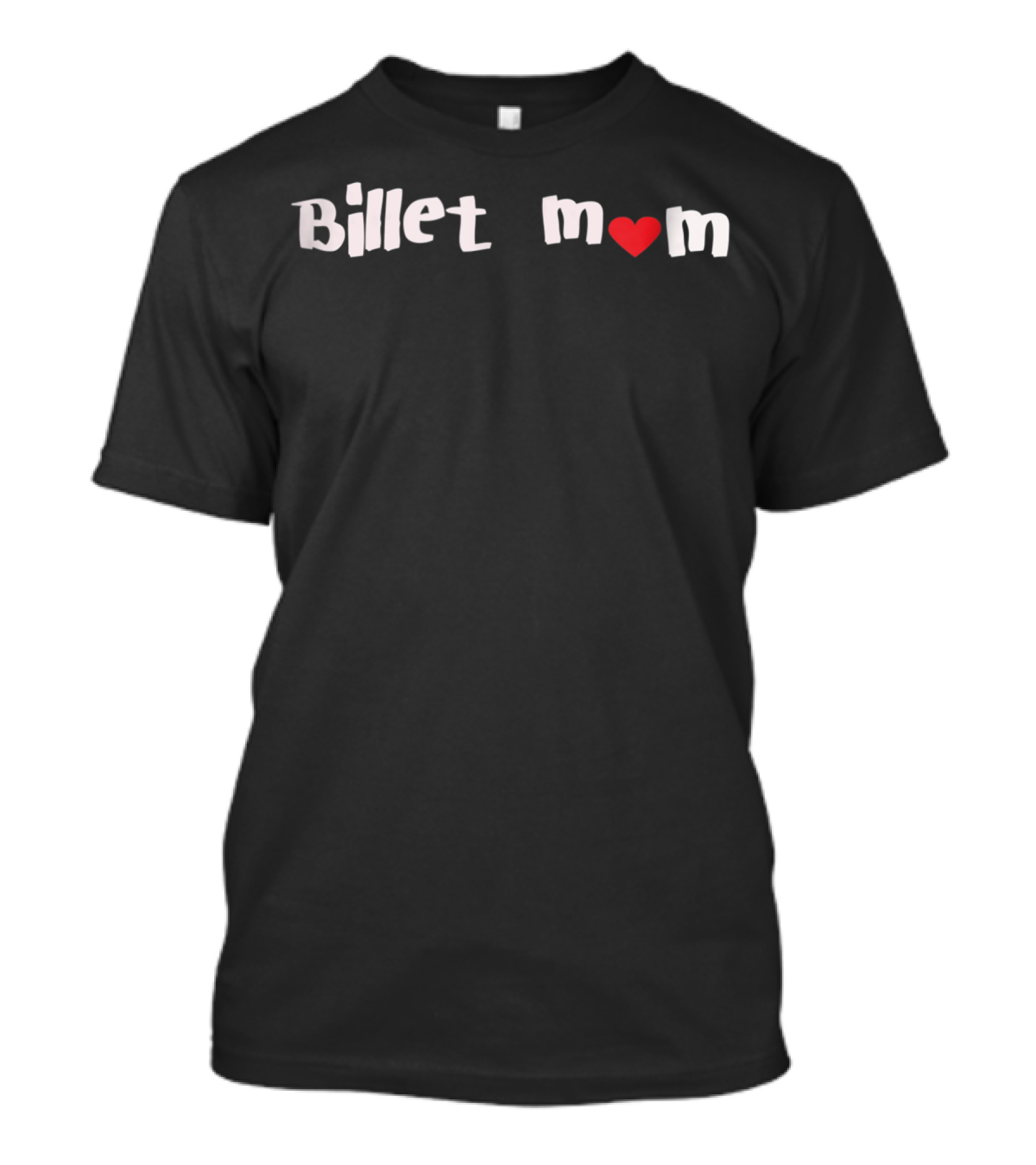 Billet Mom Heart Junior Hockey T-Shirt