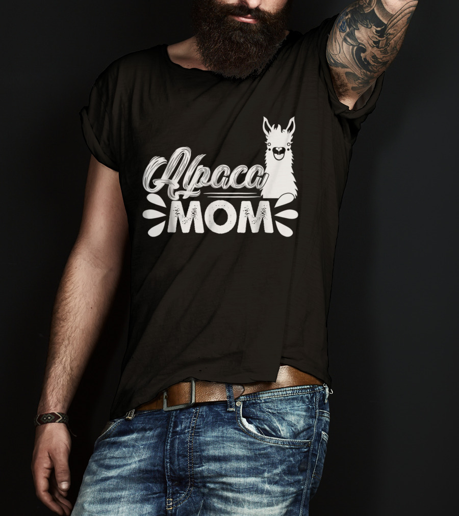 Alpaca Mom Cute Animal T-Shirt