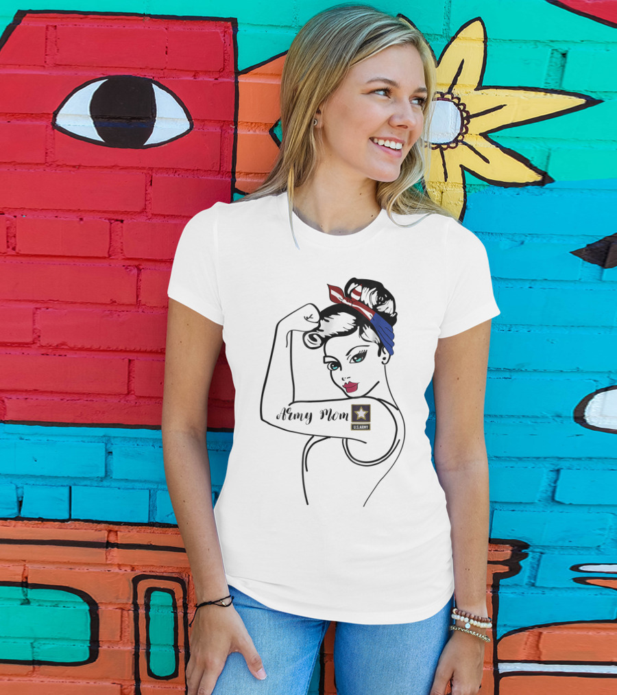Army Mom U.S. Army Rosie Tribute Military Ideas For Her T-Shirt