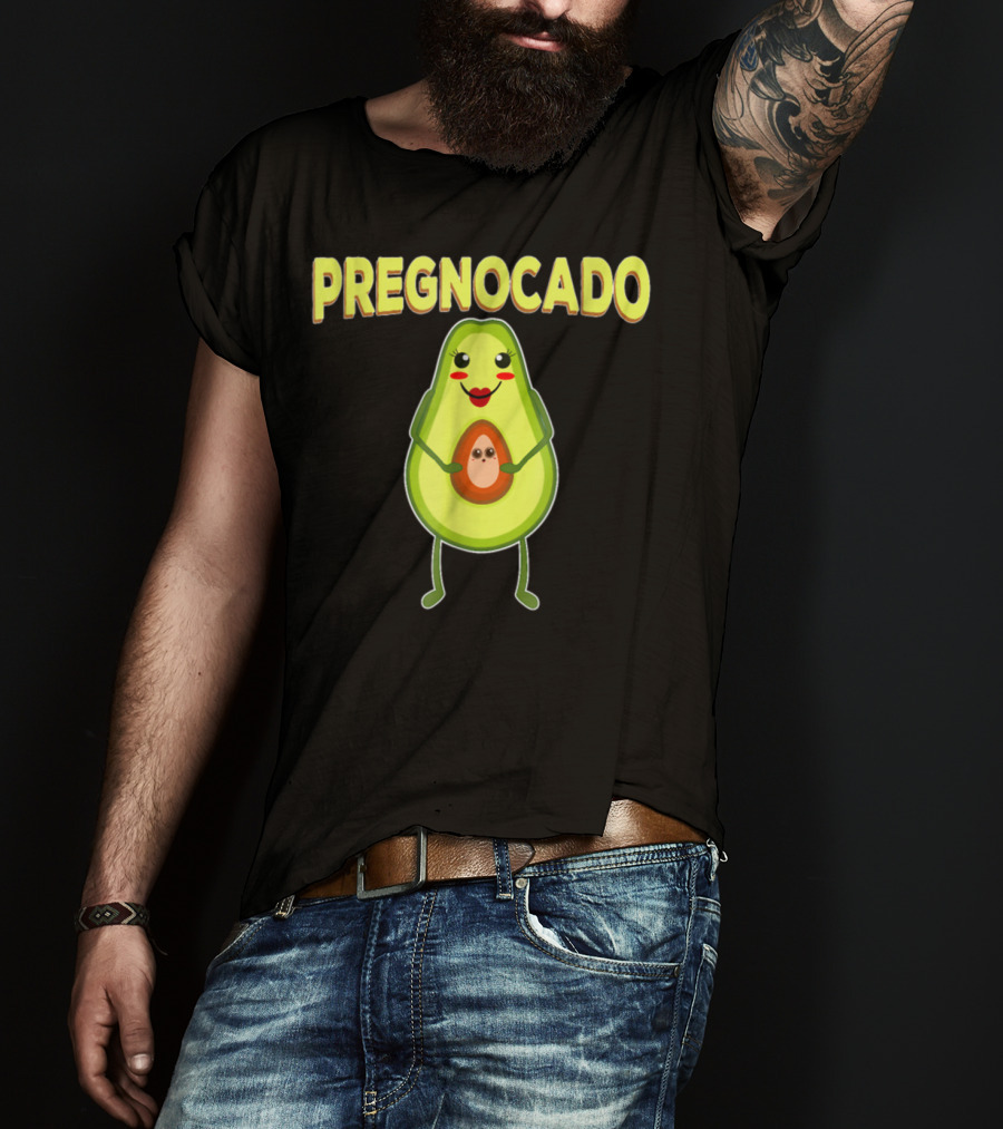 Pregnocado Avocado Pregnant Food Pregnancy Announcement T-Shirt