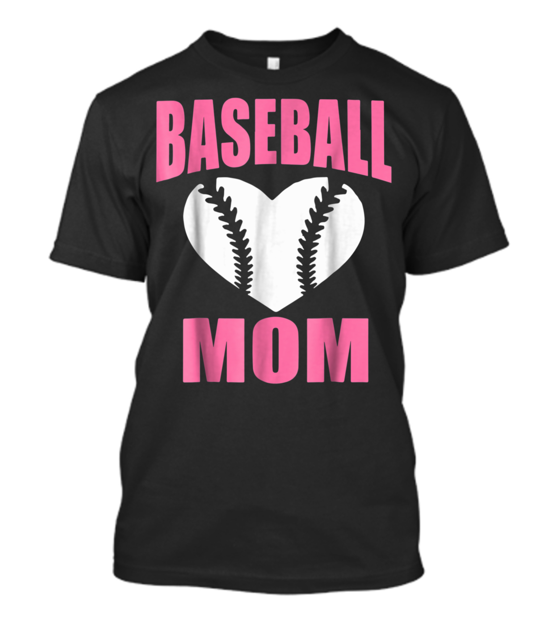 Baseball Mom Heart Baseball T-Shirt