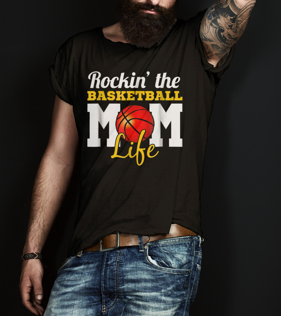 Rockin' The Basketball Mom Life T-Shirt