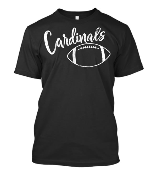 Cardinals Football Vintage High School Team Spirit T-Shirt