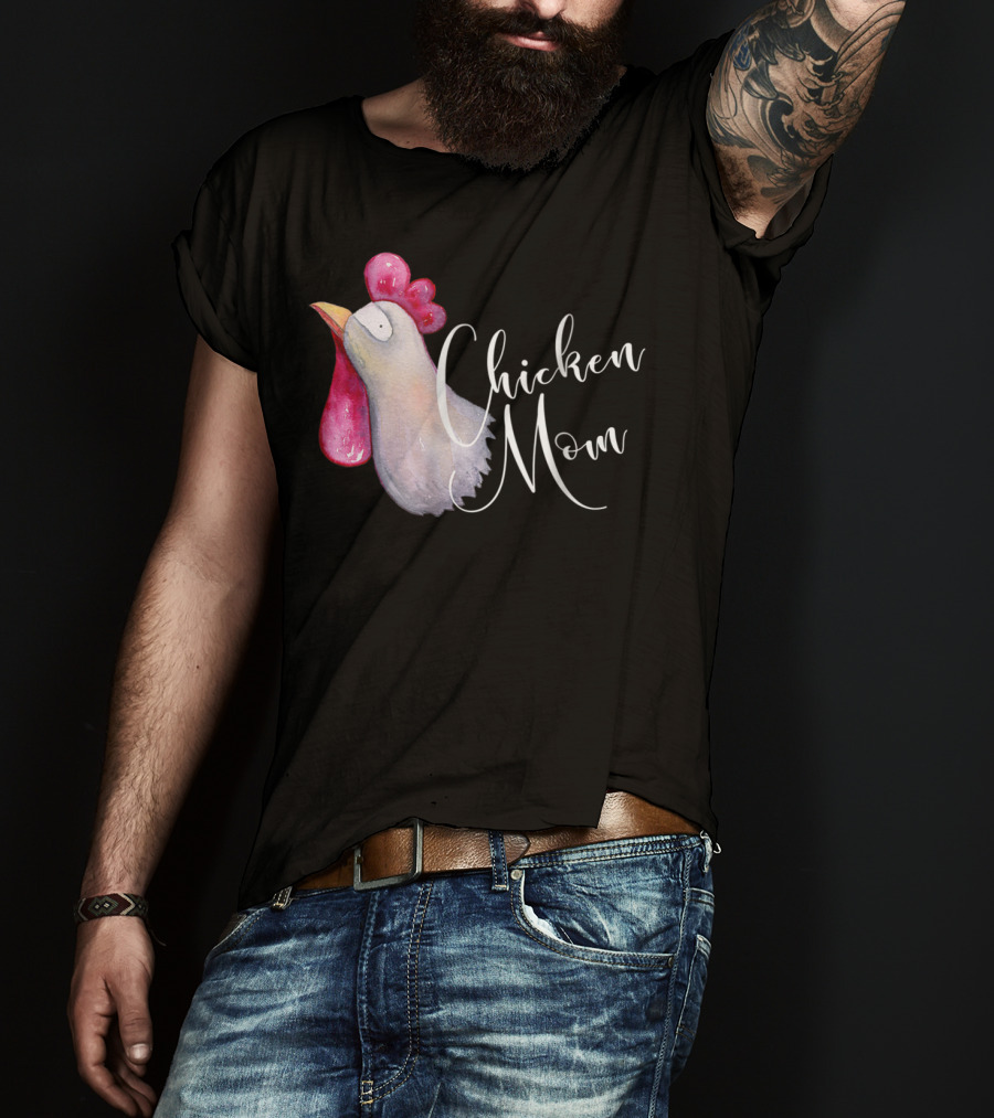 Chicken Mom Backyard Bird Hobby Farmer Chicken Mom T-Shirt