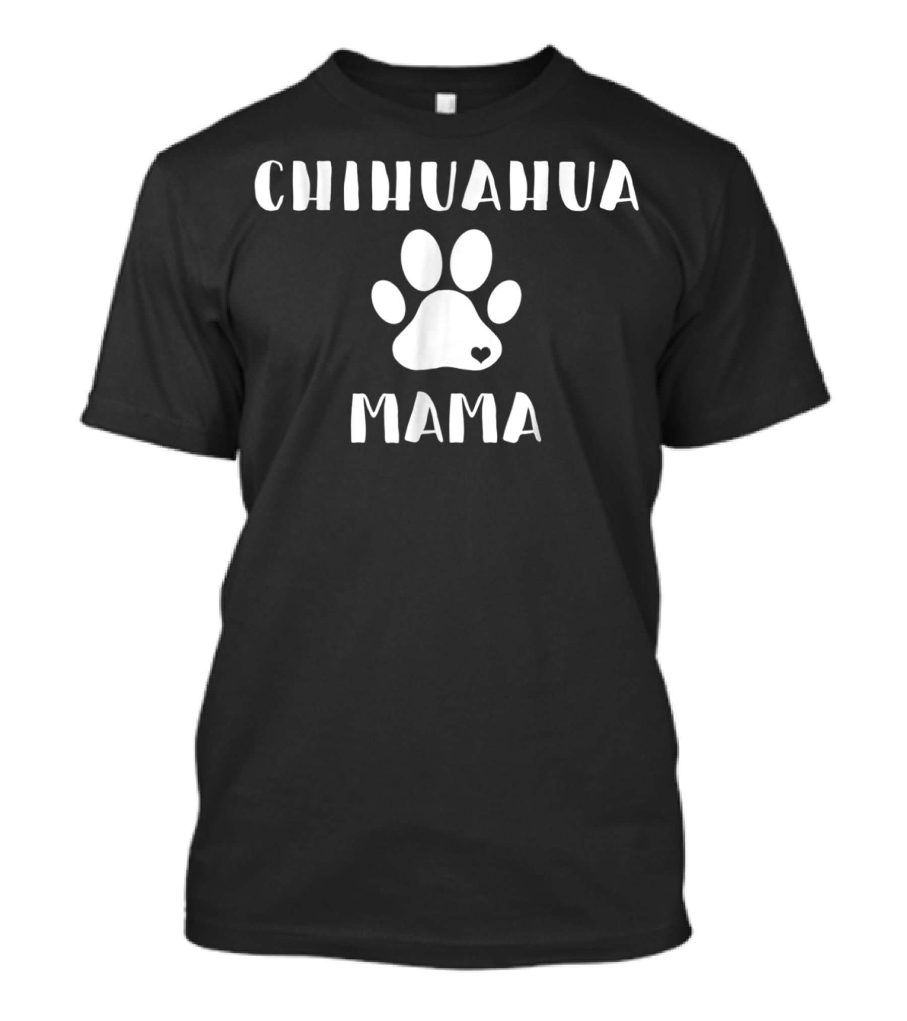 Chihuahua Mama Paw Heart T-Shirt