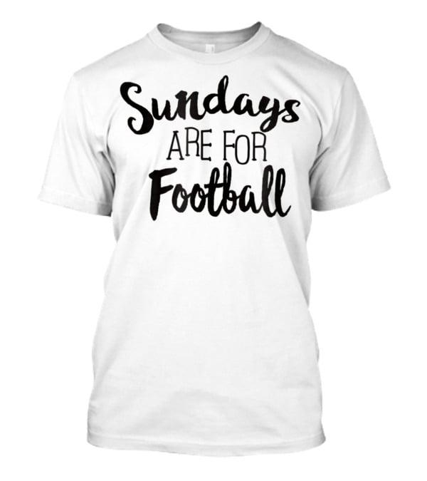 Sundays Are For Football Cute Supporters Mom And Dad T-Shirt