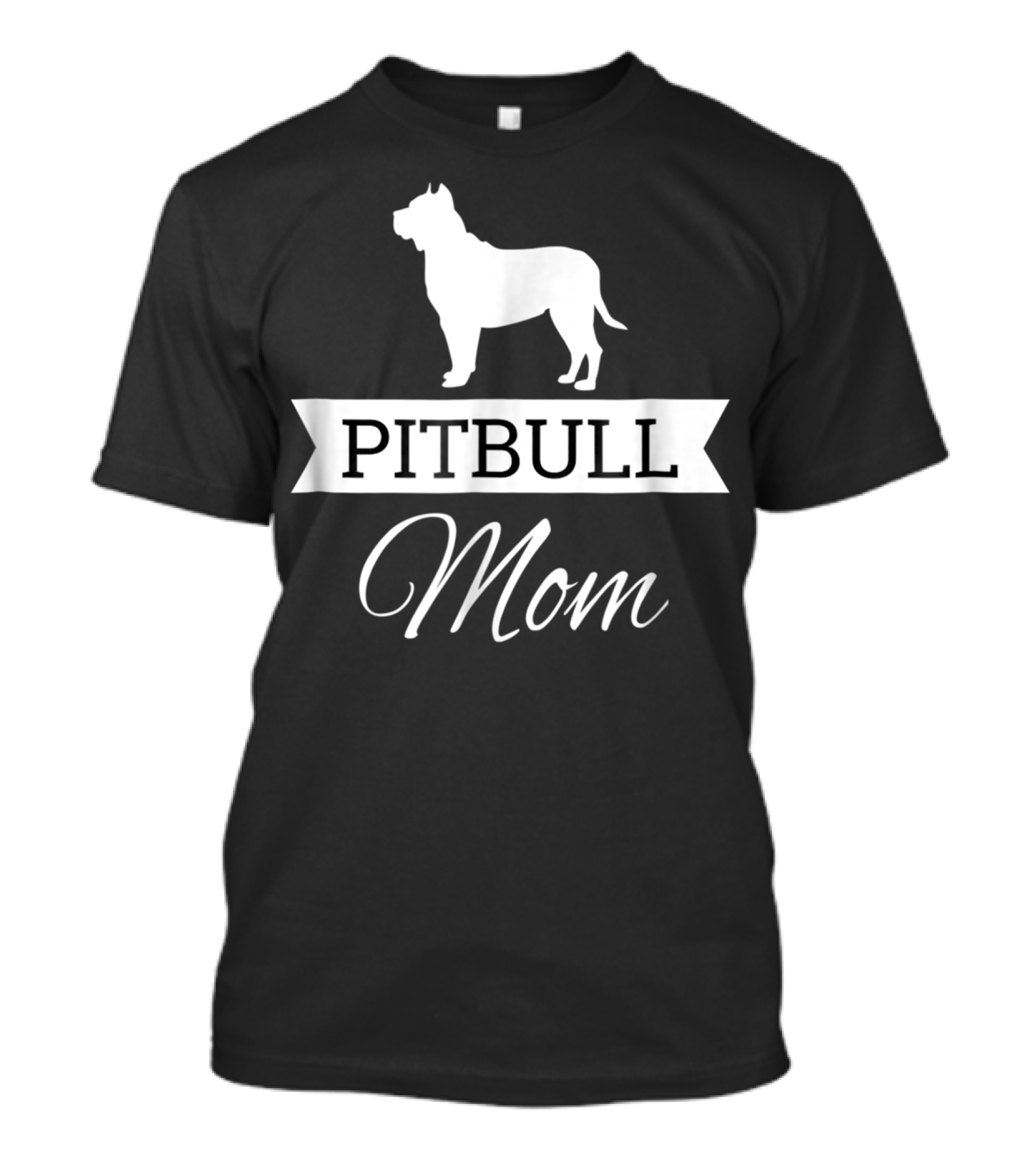 Pitbull Mom Dog T-Shirt