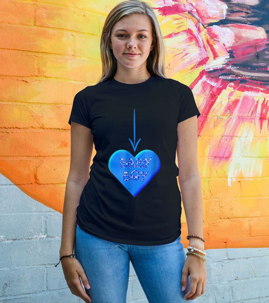 Baby Boy Cute Pregnancy To Be It's A Boy Mommy T-Shirt