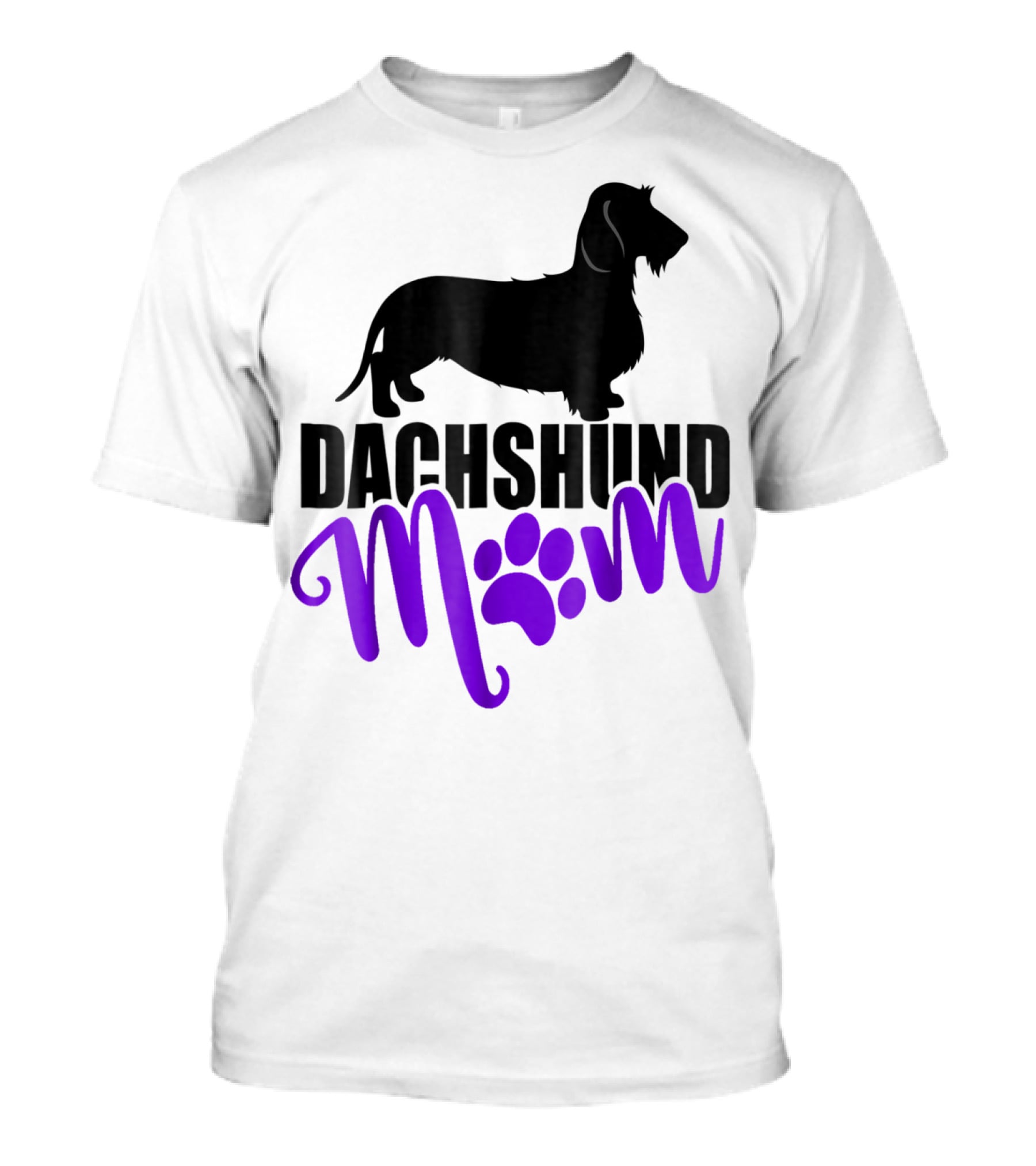 Dachshund Mom Wirehair Paw T-Shirt