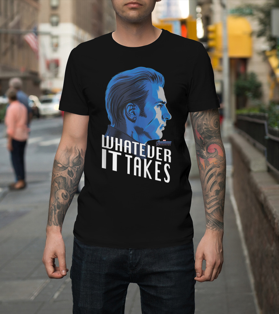 Whatever It Takes Marvel Avengers Endgame Captain America T-Shirt