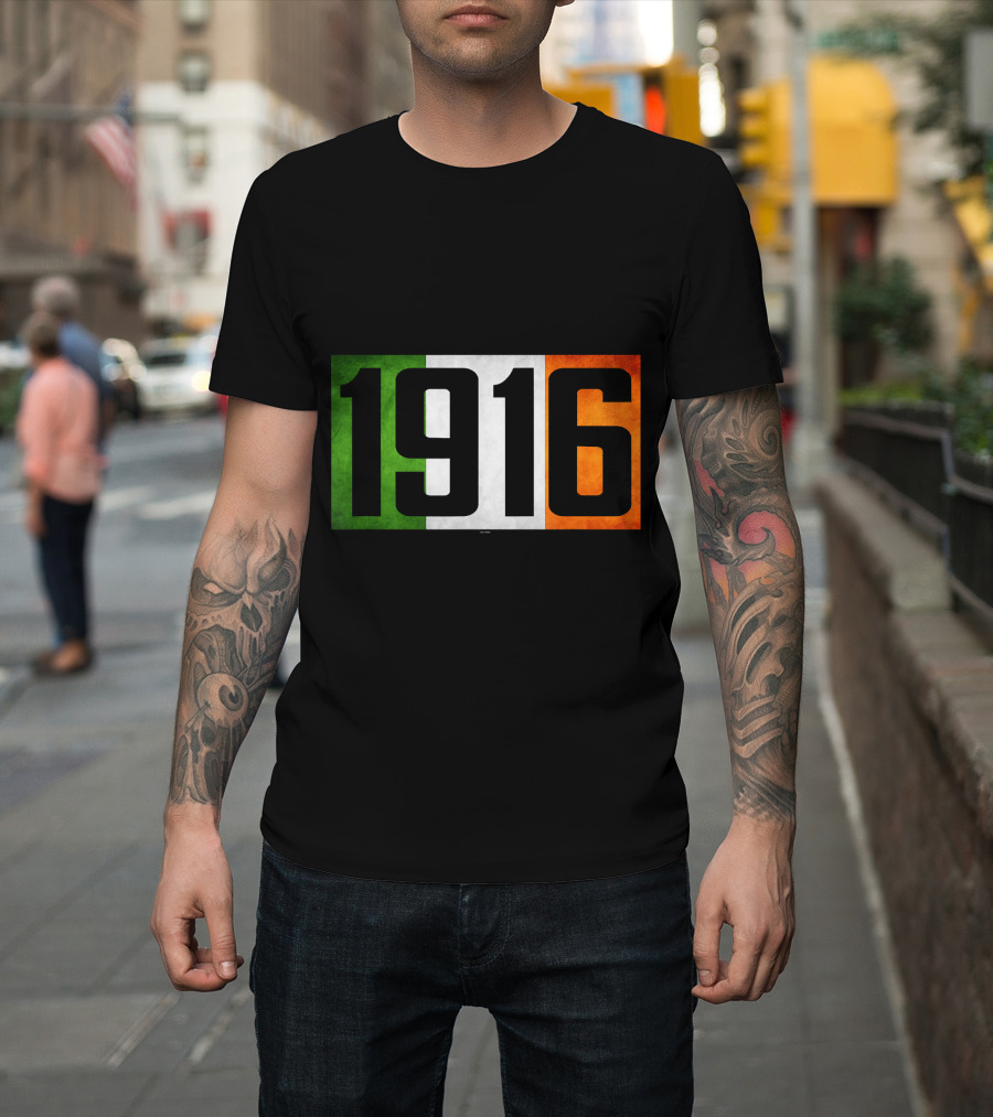 Ireland 1916 Easter Rising Irish Rebellion Flag Colors T-Shirt