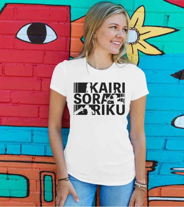Kairi Sora Riku Silhouettes Disney Kingdom Hearts III T-Shirt
