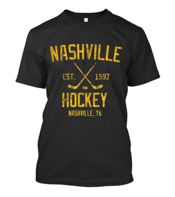 Nashville Hockey Est. 1997 Vintage Logo Nashville TN T-Shirt