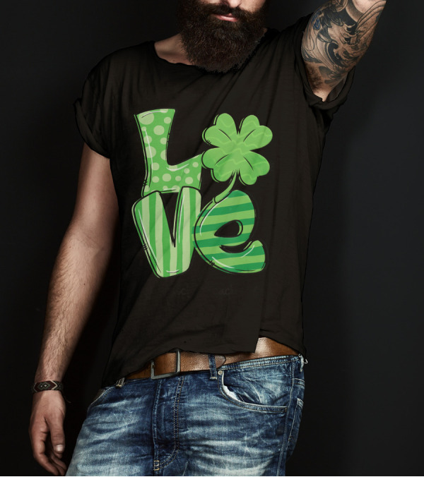Love Shamrock Preschool Teacher Life T-Shirt