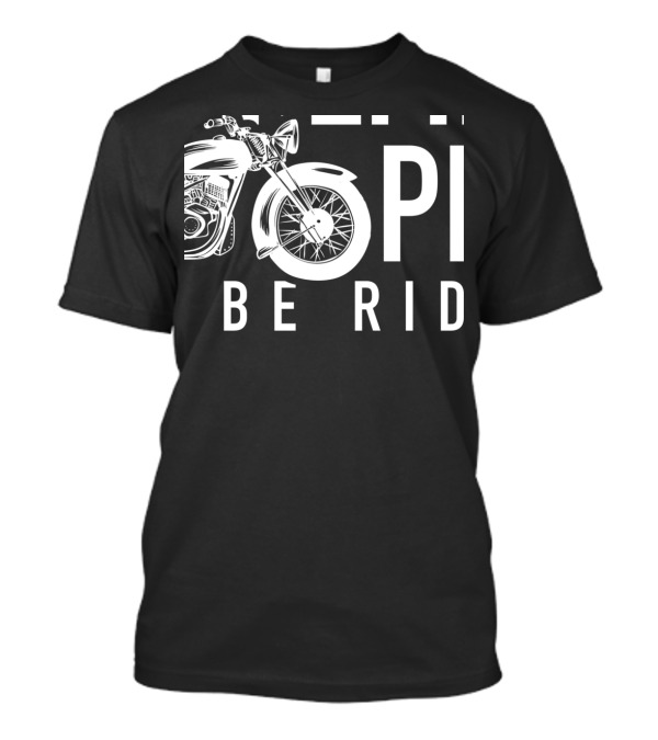 Retirement Plan I'll Be Riding Motorcycle Wheel T-Shirt