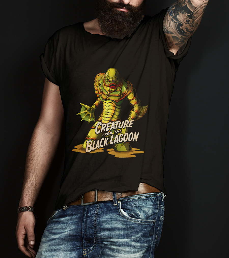 Creature From The Black Lagoon Monster Retro Fan T-Shirt