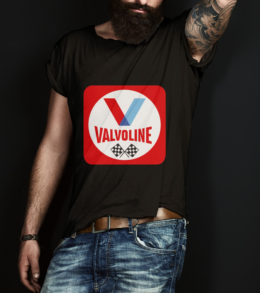 Valvoline Racing Checkered Flag T-Shirt
