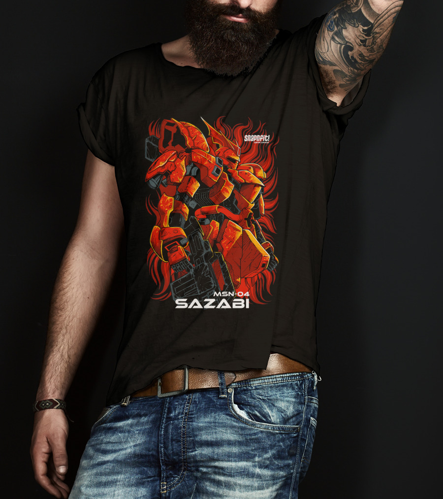 Snapfit MSN-04 Sazabi Gundam T-Shirt