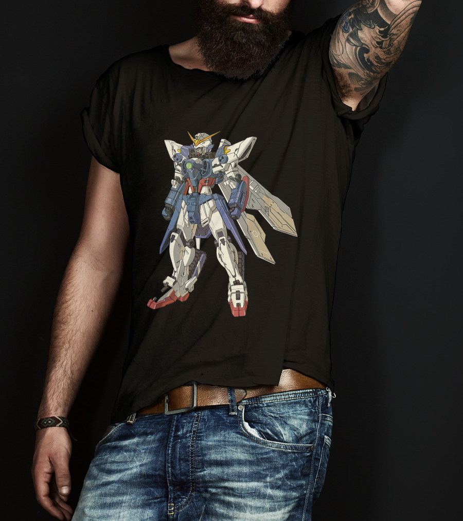 Gundam Wing Wing Zero Custom Mobile Suit T-Shirt
