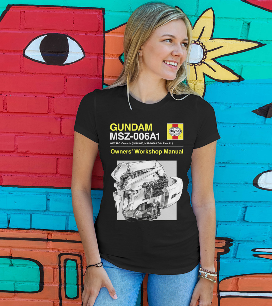 Gundam MSZ-006A1 Zeta Plus Owners' Workshop Manual Haynes 0087 U.C. Onwards T-Shirt