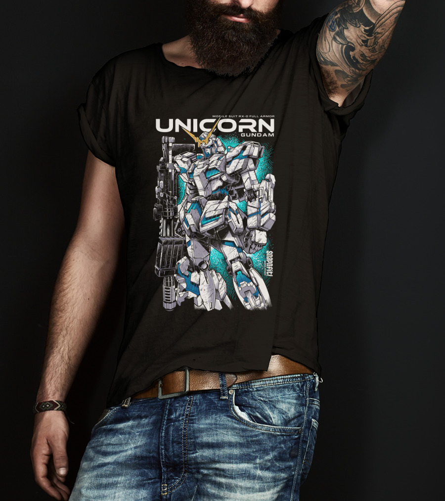 Mobile Suit RX-0 Full Armor Unicorn Gundam T-Shirt