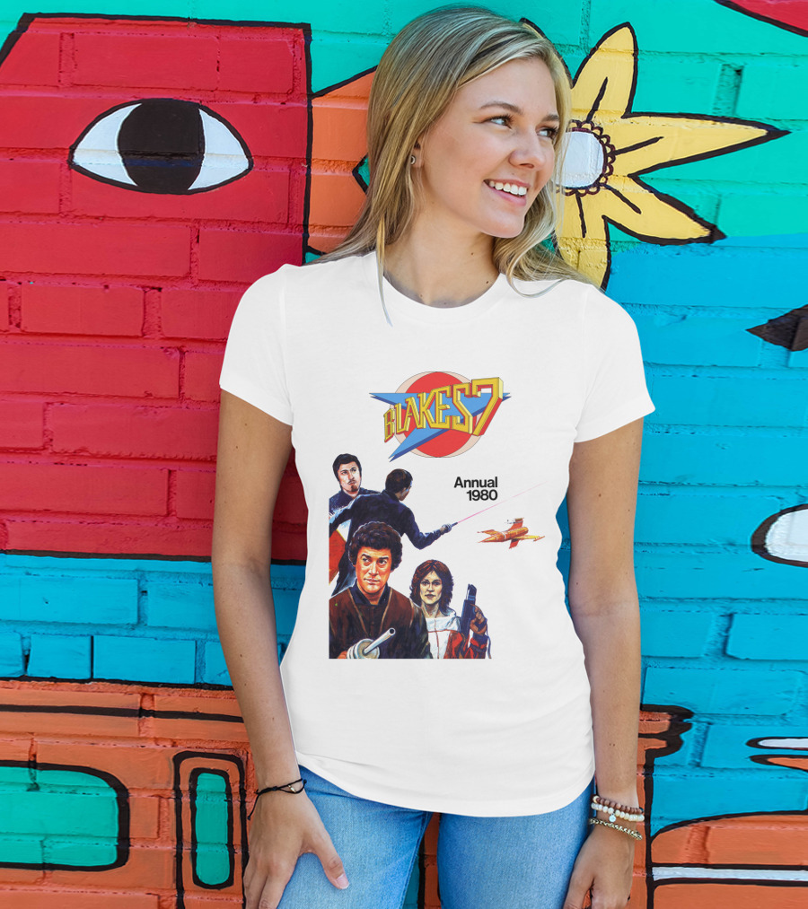 Blake's 7 Annual 1980 Classic Sci-Fi Series Cover T-Shirt