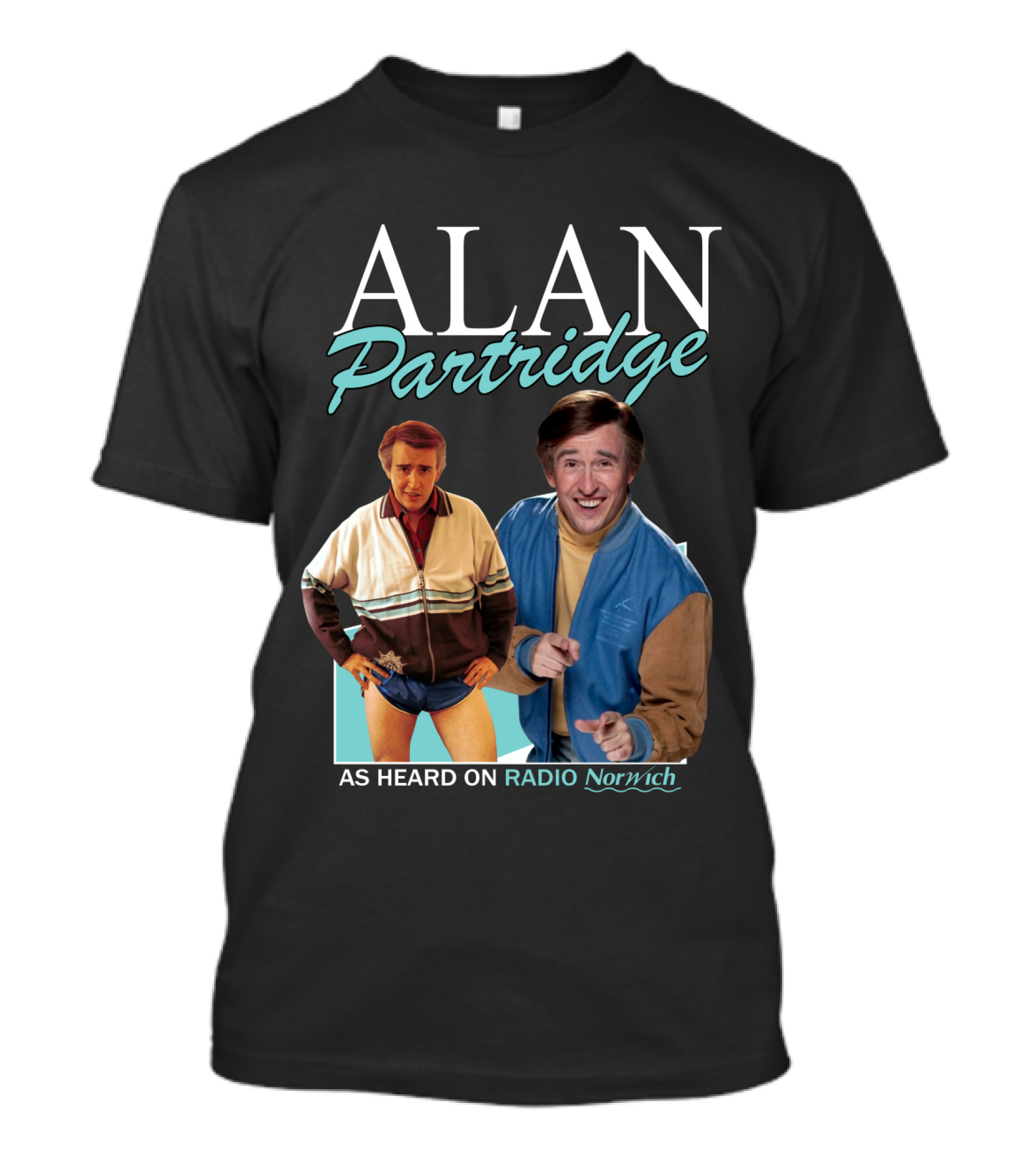 ALAN Partridge As Heard On RADIO Norwich T-Shirt