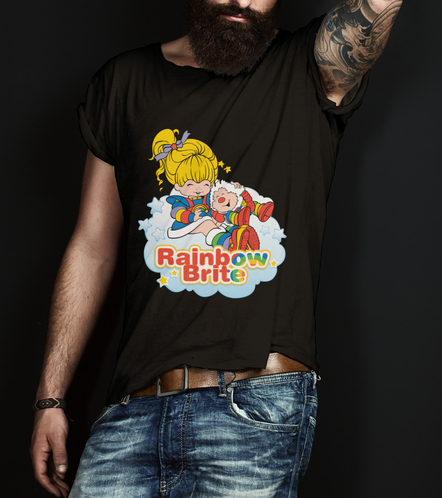 Rainbow Brite And Twink Smiling Happiness Cloud Adventure T-Shirt