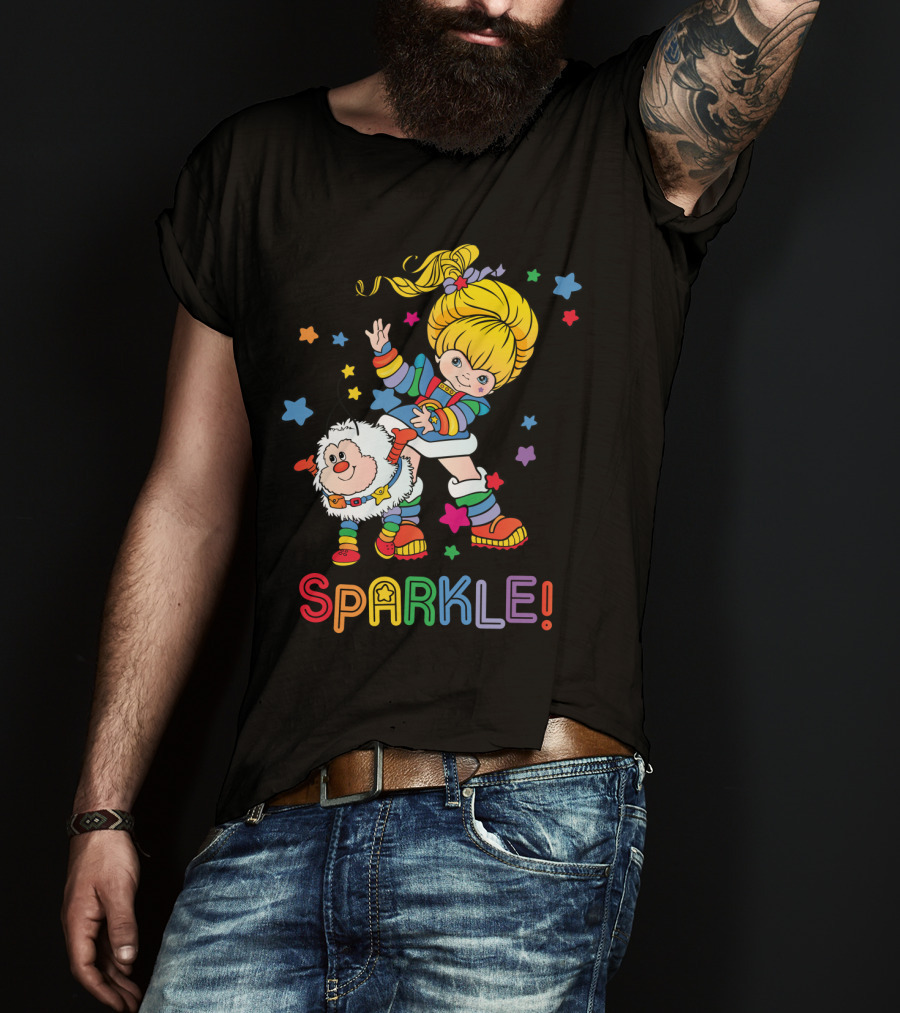 Rainbow Brite Sparkle Colorful Adventure With Twinkling Stars T-Shirt